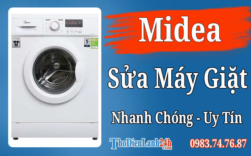 Chuyên Sửa Máy Giặt Midea Tận Nơi Tại Nhà Nhanh Chóng