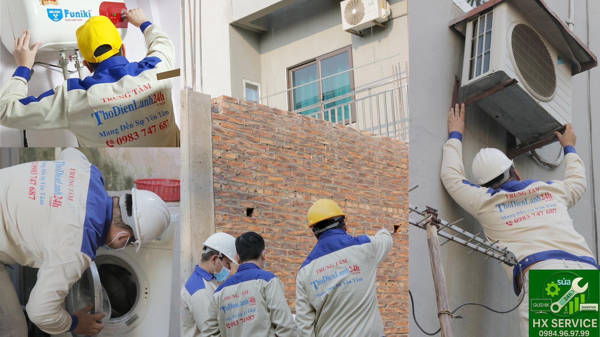 Hình Ảnh Thi Công Của Thợ Điện Lạnh 24H
